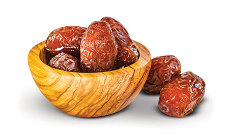 Wooden Bowl of Dates