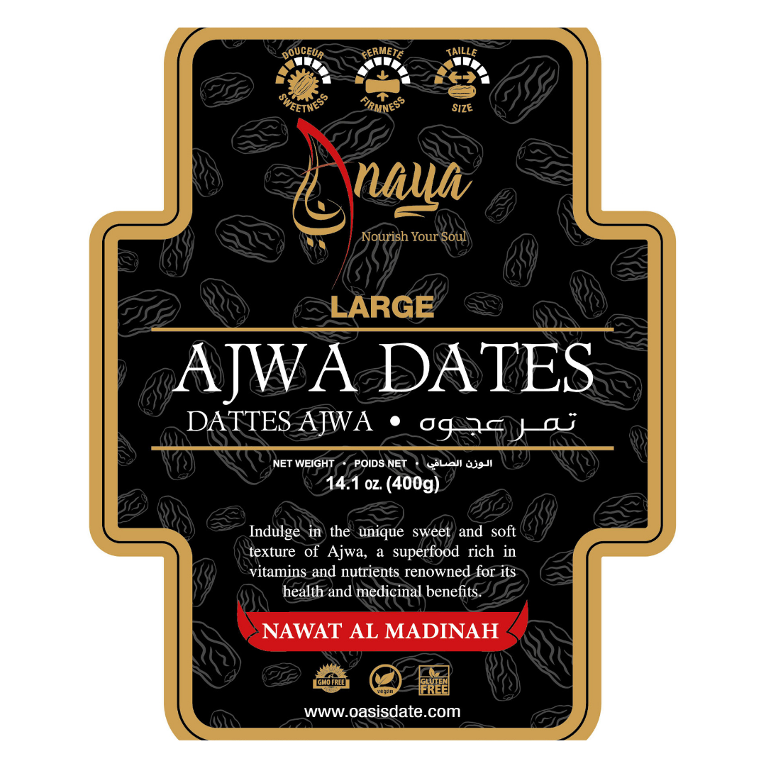 Large Ajwa Dates - Oasis Date Gardens™